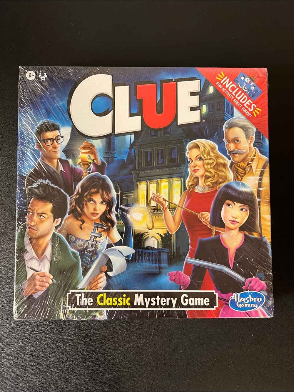 Hasbro Clue The Classic Mystery Board Game w/ New Suspect Dr. Orchid New Sealed